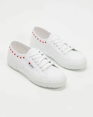 2750 Little Hearts Embroidery Sneakers