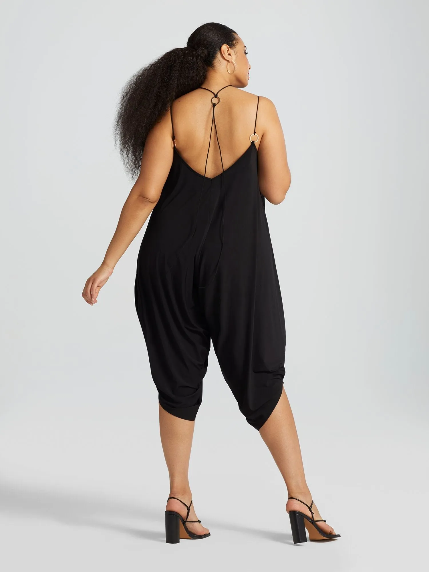 Akilah Strappy-Neck Jumpsuit