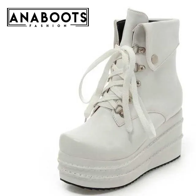 Ankle Boots high wedges Skid-proof