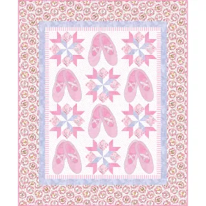 Ballerinas Quilt Pattern TWW-0125R - Paper Pattern