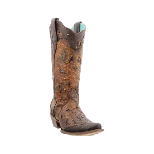 Corral Women's Studded Embossed Western Boots