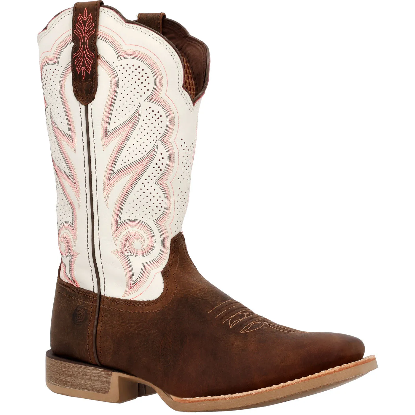 DurangoÂ Lady Rebel Proâ Womens White Ventilated Western Boot