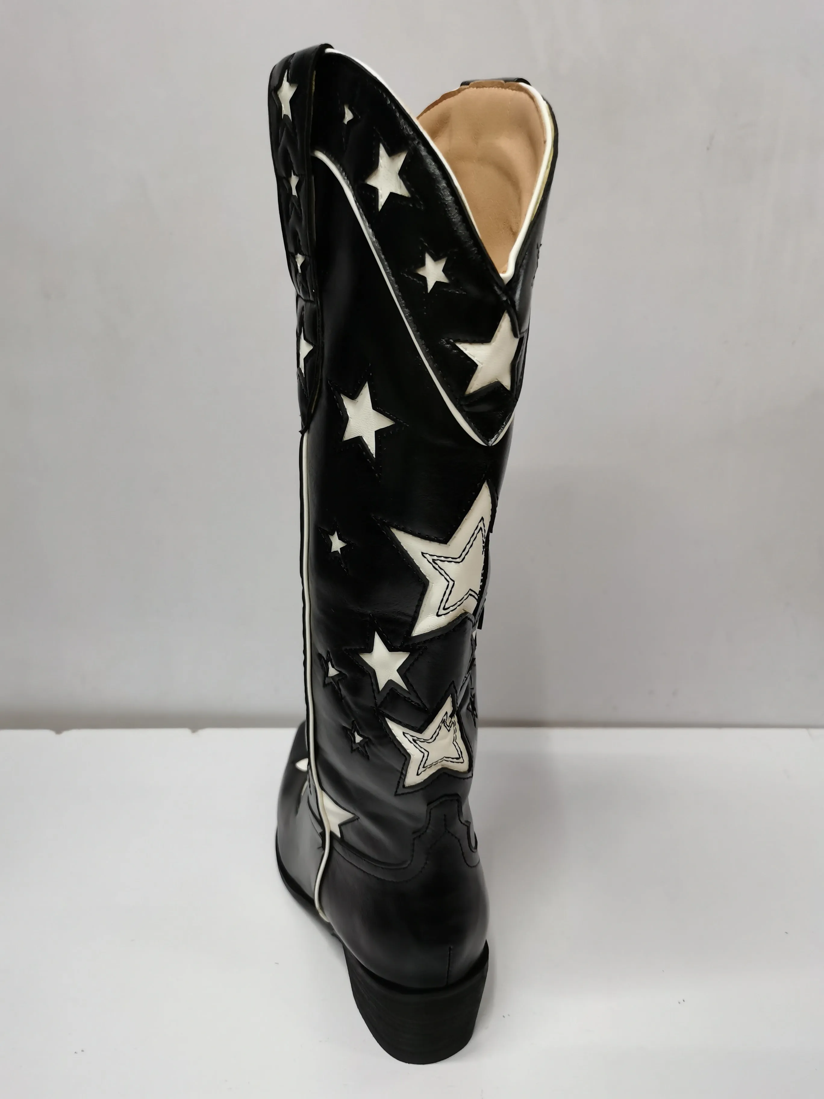 Five Star Thick Heel Western Cowboy Boots