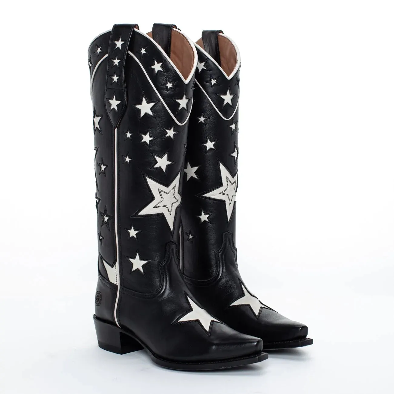 Five Star Thick Heel Western Cowboy Boots