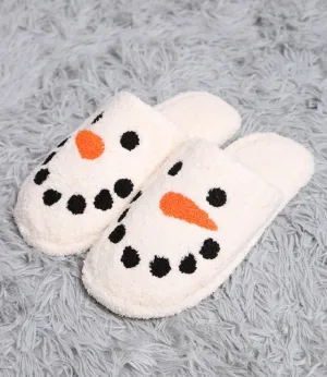 Holiday Snowmen Luxury Soft Slippers