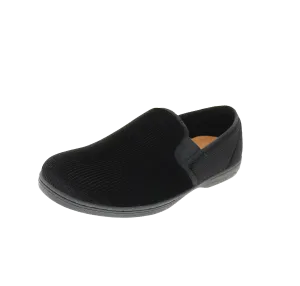 Mens Foamtreads "Regal 2" Slipper - Medium Width - Black