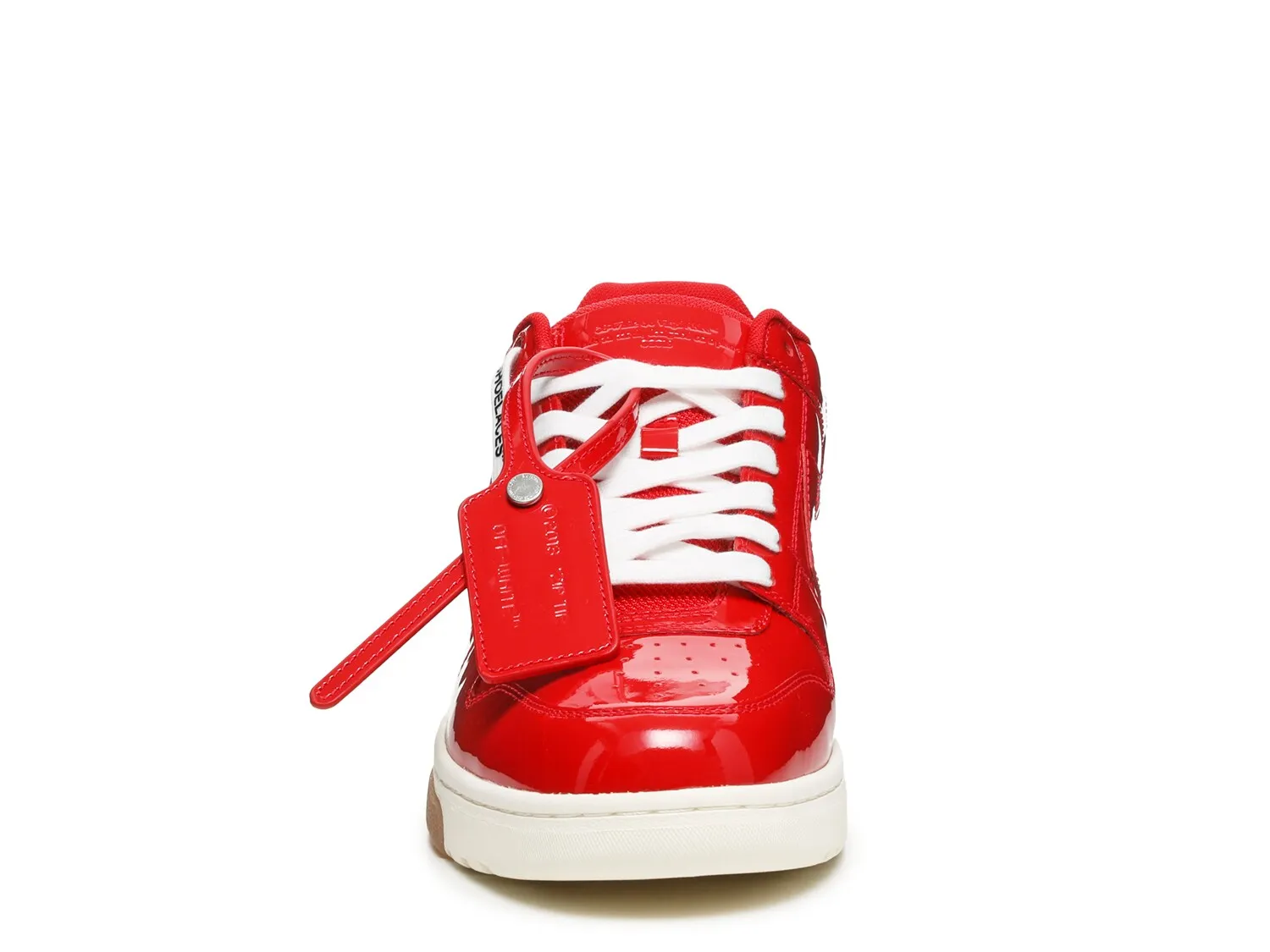 Men's leather sneakers Off-White Out of Office Specials, red