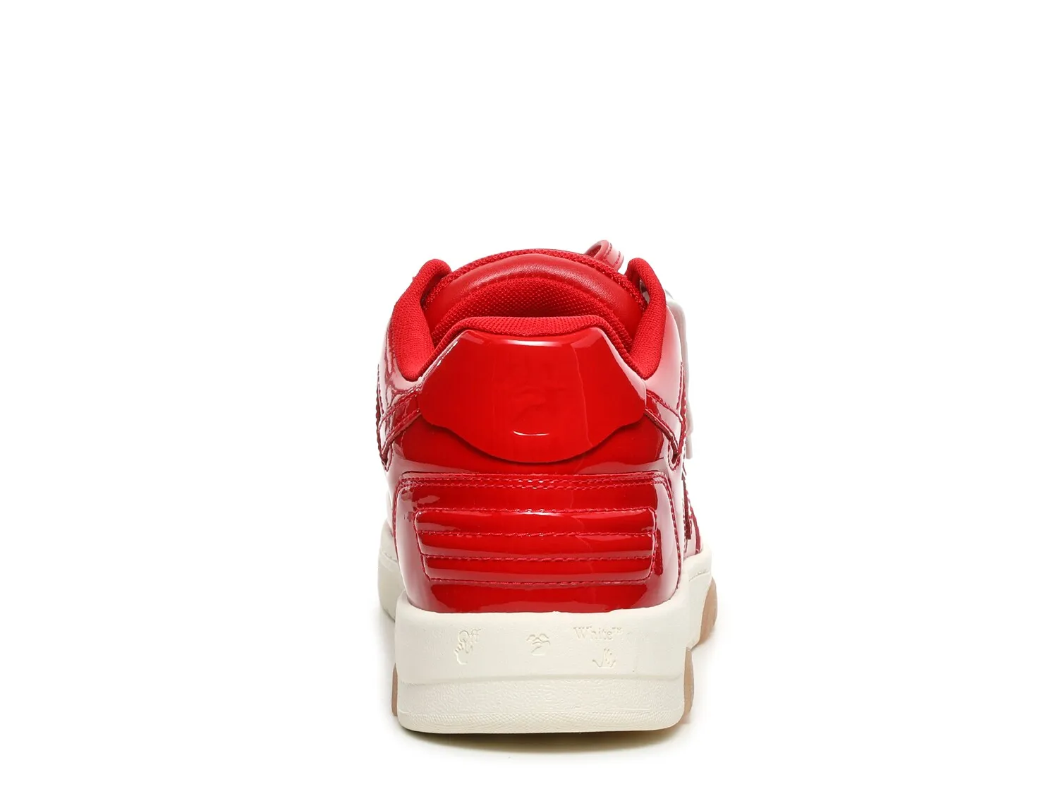 Men's leather sneakers Off-White Out of Office Specials, red