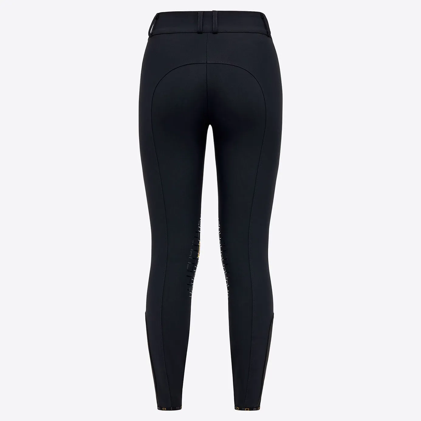 Rider's Gene High Waist Knee Grip Breeches - Black