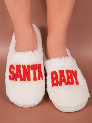 SANTA BABY Slippers By Simply Southern