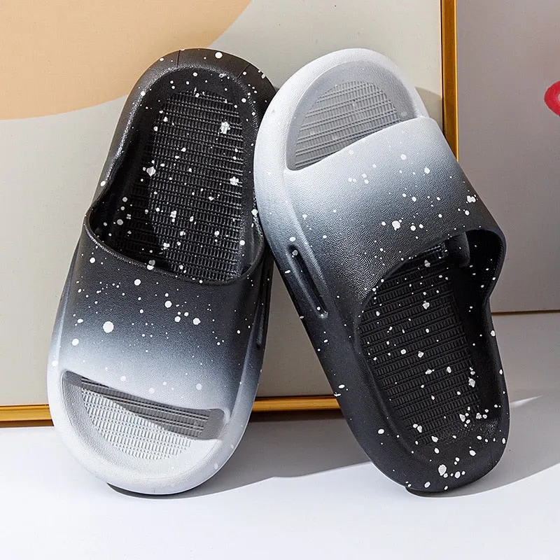 Soft Summer Speckled Slippers for Girls