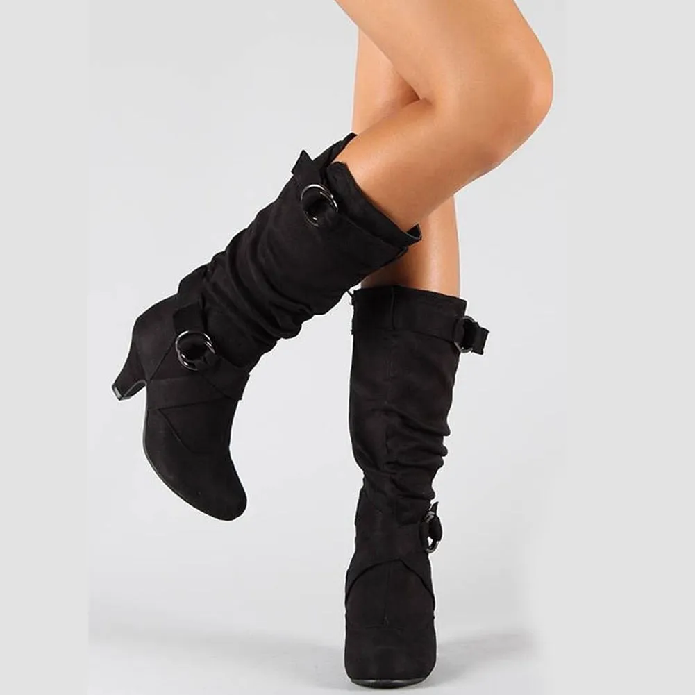 winter high heels women's shoes Boots