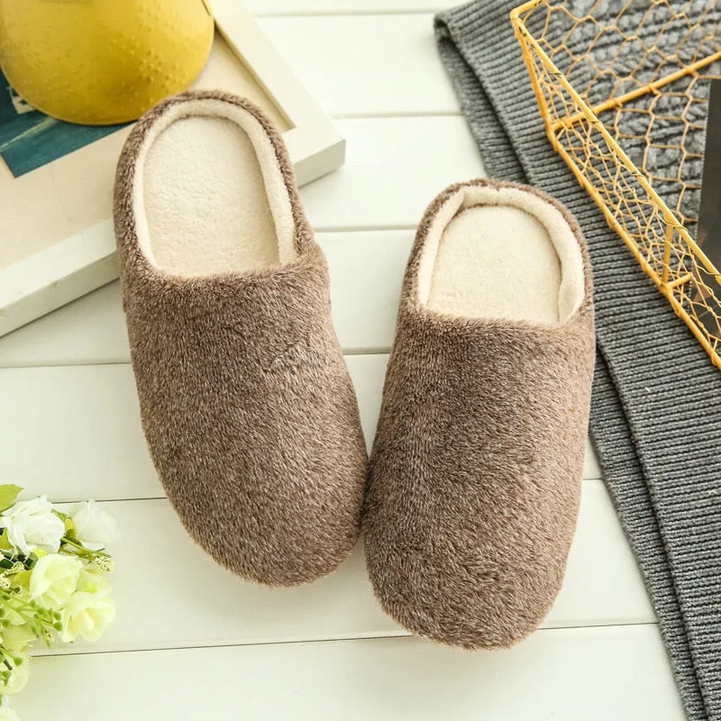 Womens Plush Soft Slippers