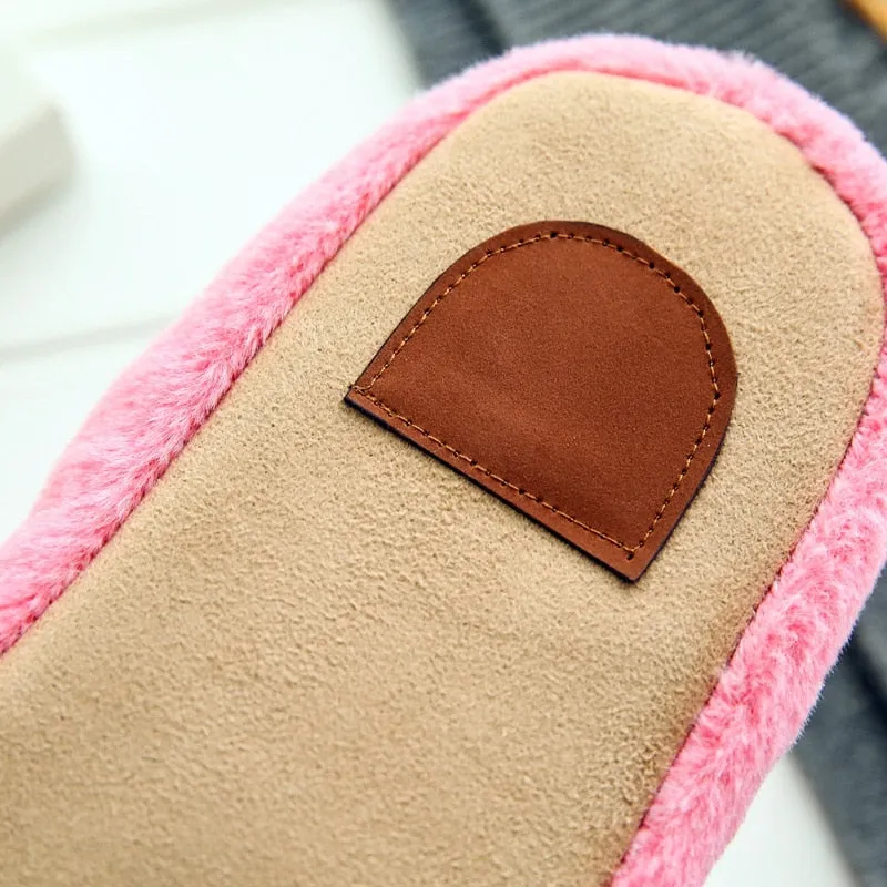 Womens Plush Soft Slippers