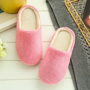 Womens Plush Soft Slippers