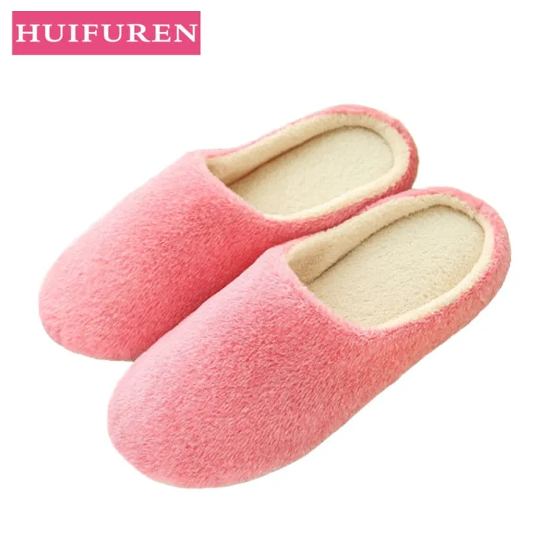 Womens Plush Soft Slippers